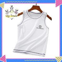 ราคา QIC For 3 8 Years Old Cotton Blended Children Quick drying Vest Sleeveless Mesh Breathable Top (20920672579)