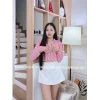 ราคา Mahaheng เชิตผ้าแพง เชื้ตผญ เสื้อเชิ้ต เชื้ตแขนยาว ลายทาง ผ้าพริ้วสลับสีทูโทน ใส่สบาย งานสวย ราคาถูก แฟชั่นผญ แฟชั่นเกาหลี (20706976596)