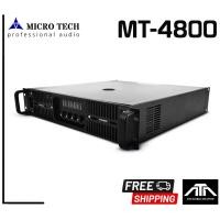 ราคา แถมเสื้อยืด MICROTECH MT4800 4 CH MT 4800 MT 4800 POWER AMP พาวเวอร์แอมป์ แอม ไมโครเทค ขยายเสียง 4 ช่อง 800W 4CH เบส แอมป์ ขยาย ซับ (13067041087)