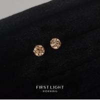 ราคา First Light Morning Crystal Ball Earrings ต่างหู Swarovski Elements ต่างหูแป้นเสียบ (20920917561)