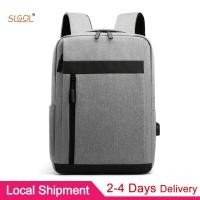 ราคา กระเป๋าเป้สะพายหลังแล็ปท็อปกันน้ำขนาด 15 6 นิ้ว SLGOL กระเป๋าคอมพิวเตอร์ธุรกิจแฟชั่นพร้อมพอร์ตชาร์จ USB กระเป๋าสะพายหลังแบบสบาย ๆ สำหรับ (20663045707)