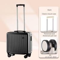 ราคา กระเป๋าเดินทางขึ้นเครื่องบินได้ กระเป๋าเดินทาง 18 นิ้ว กระเป๋าเดินทางล้อลาก เปิดด้านหน้า (21067523580)