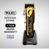 ราคา Wahl 5 Star Gold Magic Clip Cordless Clipper ปัตตาเลี่ยน ที่กันขอบ เครื่องกรูมมิ่ง Hair Clipper (21010415511)