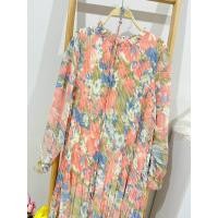 ราคา Fashion pleat dress แฟชั่นชุดเดรสผ้าชีฟองอัดพลีทพิมพ์ลายดอกไม้ ชุดเดรสยาวลายดอกไม้ แฟชั่นสาวอวบ ชุดคลุมท้องแฟชั่นคนท้องใส่ได้ (20365927651)