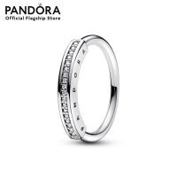 ราคา Pandora Silver Logo ring with CZ เครื่องประดับ แหวน แหวนเงิน สีเงิน แหวนสีเงิน แหวนแพนดอร่า แพนดอร่า (16128344177)