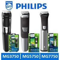 ราคา philips Hair Clipper MG3750 MG7750 MG5750 Norelco Multigroom Series 3000 Multipurpose Electric Shaver Mens Rechargeable Razor (18244414009)