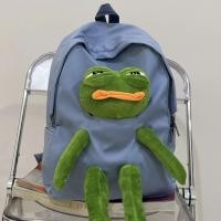 ราคา COD กระเป๋าเป้สะพายหลัง กระเป๋านักเรียน พิมพ์ลายกบ จุของได้เยอะ สไตล์ญี่ปุ่น และเกาหลี แฟชั่นสําหรับนักเรียน GFNNGF (20994941119)