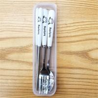 ราคา 3 ชิ้น ชุดช้อนส้อม sanrio Sanrio Melody Kuromi คุโรมิ ลายการ์ตูน ชุดช้อนส้อมเด็ก Cutlery Set ช้อนส้อมพกพา พร้อมกล่อง (20803422975)