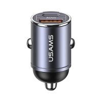 ราคา ในสต็อกในประเทศไทย USAMS Car Charger 30W USB Type C USB PD Fast Charging Charger for Car Phone Charger for iPhone 15 14 13 Pro Max Xaiomi Samsung (20911855146)