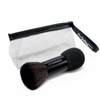 ราคา แปรงแต่งหน้าดูโอ MAC Duo Face Brush ขนแปรงคาบูกิพร้อมกระเป๋า (15640796732)