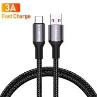 ราคา Rocoren USB Type C Cable 100W Fast Charging Charger Cable For Xiaomi Poco F4 F3 Realme Oppo Vivo Samsung Huawei 7A Supercharge USBC Data Wire Cord (19260282829)