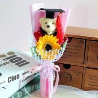 ราคา ZCMJ ช่อดอกไม้การ์ตูนรูปหมีแสนโรแมนติกช่อดอกไม้ใช้ทำจากดอกกุหลาบสำหรับงานปาร์ตี้ของตกแต่งงานแต่งงานของขวัญเทศกาลสำหรับงานเฉลิมฉลองรับปริญญา (11352093842)