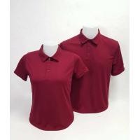ราคา เสื้อโปโล คอปก สีแดง เลือดหมู ผ้ากีฬา (10697602387)