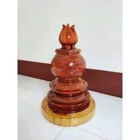 ราคา น้ำเต้าตั้งพัดยศ ไม้ประดู่ 7 5 นิ้ว (9836576639)