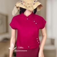 ราคา เสื้อใยกัญชงคอจีน ผ้าใยกัญชงแท้ฟอกนิ่มเนื้อหนา ใส่สบายระบายเหงื่อได้เร็ว (10029055913)