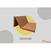 ราคา ส่งฟรี เก็บเงินปลายทางได้ Mangen ที่นอนยางพาราElastomer 3พับหุ้มหนัง PVC ขนาด3 5 6 5ฟุต หนา 9 ซม 3 5นิ้ว (13401710958)