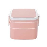 ราคา ปิ่นโตใส่อาหาร 2 ชั้น ปิ่นโตใส่อาหารเข้าไมโครเวฟได้ พร้อมช้อนในตัว (10036658639)