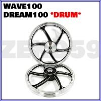 ราคา ล้อแม็ก KRYON 6ก้าน HONDA WAVE100 DREAM100 SUPER CUP2016 2019 หน้าดั้ม หลังดั้ม ขายเป็นคู่ ขนาด1 4 17 (19392576497)