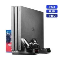 ราคา ขาตั้งพัดลมระบายความร้อนแนวตั้งสำหรับคอนโซล PS4 PS4 slim PS4 Pro คอนโทรลเลอร์คู่สถานีชาร์จไฟ LED สำหรับ Sony PlayStation 4 (21171105033)
