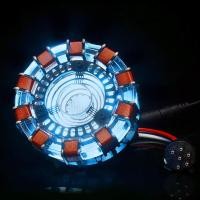 ราคา MK1อะคริลิค DIY Arc Reactor Light ชุดอะคริลิคแหล่งกำเนิดแสง LED Torch Kit (16297930238)