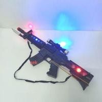 ราคา ปืนใส่ถ่าน ของเเด็กเล่น SUPER FLASH GUN LIGHT SOUND ACTION WITH RED LASER B O 3xAA มีเสียง มีไฟ มีเลเซอร์ ไฟสวย ใช้ถ่าน AA 3 ก้อน ปืนยาว 56 cm เด็ก ๆ ชอบ แน่นอน 909 (785552692)