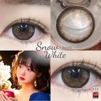 ราคา มีค่าสายตาสั้น คอนแทคเลนส์ Snow white ตัดขอบดำ ลายฮิต Tiktok มาแรง เลนส์นิ่ม พร้อมส่ง สีเทา สีน้ำตาล (10286686819)