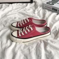 ราคา MISTERY รองเท้าผ้าใบ เปิดส้น รุ่น RAINBOW สีขาว MIS 203 (20766414426)