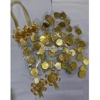 ราคา พวงมาลัยช็อคโกเเลต เหรียญทอง (21265514789)