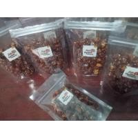 ราคา ถั่วกรอบแก้ว ถั่วเคลือบน้ำตาล รสโกโก้ โรยด้วยงาขาว น้ำหนัก 50 100 กรัมต่อถุง และ100กรัม 10ถุง (20929492982)