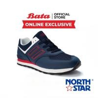 ราคา Online Exclusive Bata บาจา ยี่ห้อ North Star รองเท้าสนีคเคอร์ รองเท้าผ้าใบ รองเท้าผ้าใบแฟชั่น สำหรับผู้ชาย รุ่น Mirage สีกรมท่า 8209002 (10188007710)