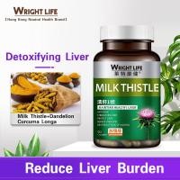 ราคา Wright Life High Purity Milk Thistle Extract 400mg Silymarin 90 Capsules With Natural Curcumin Extract Dandelion Extract Supports Liver Detox Health (13065462776)