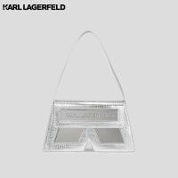 ราคา Karl Lagerfeld IKON K MEDIUM CROC EFFECT SHOULDER BAG 236W3186 กระเป๋าสะพาย (20873327626)