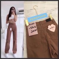 ราคา Acasey กางเกงยีนส์ผู้หญิง ขายาว ขากระบอกเอวสูง ถุงซิบxoxo ผ้ายืดนิ่ม ขาไม่ใหญ่เกินไปทรงสวยมากค่า สีเบสิค ไซส์ S XL (18500056658)