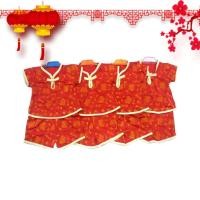 ราคา ชุดตรุษจีนเด็กเล็กชุดอาหมวย รับแต๊ะเอีย น่ารัก ผู้หญิง ลายหมี สีแดง สำหรับวัยหัดเดิน (21202826481)