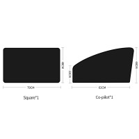 ราคา ที่บังแดดแผ่นกรองแสงติดรถยนต์แม่เหล็กฤดูร้อนกันแสงยูวีสำหรับรถยนต์ด้านหน้าด้านหลังม่านตาข่ายกรองแสงอุปกรณ์ตกแต่งรถยนต์ (21170662801)