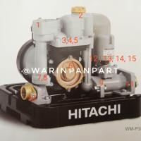 ราคา ชุดซ่อมปั๊มน้ำอัตโนมัติ Hitachi ITC แท้ แบบถังเหลี่ยม GX2 GX5 GP 80 350 W WM P HTC M หรือรุ่นแรงดันคงที่ (929912907)