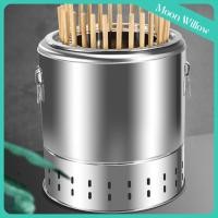 ราคา Moon Willow BBQ Grill Bucket Portable BBQ Charcoal Grill for Backpacking Camping Garden (20822209404)