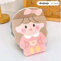 ราคา กระจกพับได้ กระจกตั้งโต๊ะกระจกแต่งหน้า แบบพกพา แบบพับเก็บได้ E0596 (17135493751)