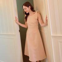 ราคา Love dress Sand เดรส สีน้ำตาลอ่อน ผูกโบว์ไหล่ เดรสแขนกุด ชุดไปงาน ชุดเพื่อนเจ้าสาว (20608009482)