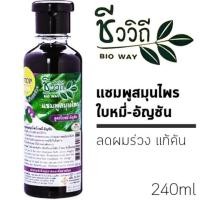 ราคา ชีววิถี แชมพูสมุนไพร สูตรใบหมี่ อัญชัน (16450414489)