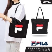 ราคา Fila กระเป๋าสะพาย กระเป๋าสะพายข้าง กระเป๋าผ้า กระเป๋า ฟีล่า Tote Bag TTCK230601U BK 590 (20543414600)