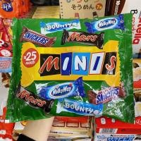ราคา minis รวมช็อกโกเเลตยอดนิยม 4 รสชาติ 400 กรัม 25 ชิ้น (20945258423)