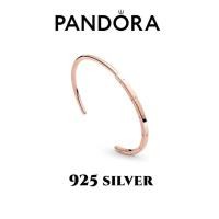 ราคา จัดส่ง ที่รวดเร็ Pandora เงิน925 14K เปิด สร้อยข้อมือ กำไล Classic Collection I D Open Bracelet ของแท้ 100 (20331800027)