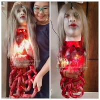 ราคา 1 ตัว สาวผมยาว หุ่นผีกระสือ กระสือปลอม ผีกระสือ กระสือ หุ่นผี ผีไทย บ้านผีสิง แต่งบ้าน ของเล่นแกล้งคน ฮาโลวีน fake Thai ghost halloween m24 (20772928210)