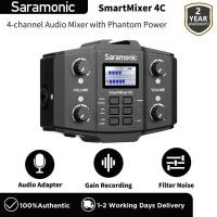 ราคา Saramonic SmartMixer 4C เครื่องผสมเสียงไมโครโฟน XLR 4ช่องสัญญาณ48V Phantom Power 3 5มม อินพุต เอาท์พุต TRS และ XLR และ6 35มม อินพุตสำหรับการบันทึกงานสัมภาษณ์งานสร้าง (20870865150)
