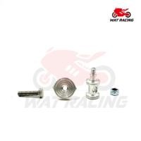 ราคา ชุดเจดีย์ก้นหอยดอกก้นหอย น็อตสแตนเลส สำหรับใส่มือลิงตรง น็อตหมุนหางปลา ชุดน็อตมือลิง ตัวปรับเบรค น็อตมือลิง มือริงค์ น็อตเลส ตัวปรับมือลิง honda yamaha (20046898509)