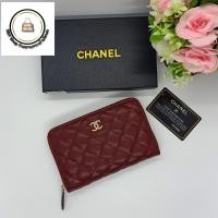 ราคา กระเป๋าสตางค์ ใบกลาง 6 นิ้ว ซิปรอบ กระเป๋าผู้หญิง (9450438729)