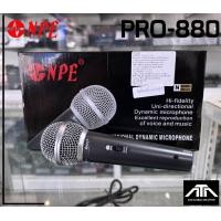 ราคา ไมโครโฟน NPE PRO 880 ชนิดสายพร้อมสายยาว 5 เมตร ไมค์สาย ไมค์ร้องเพลง ไมค์คาราโอเกะ pro880 ไมค์ ไมโครโฟน (15783412607)