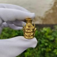 ราคา เศียรพ่อแก่ เศียรปู่ฤาษีนารอด รุ่นแก้วสารพัดนึก เนื้อชุบทอง หลวงปู่คำบุ วัดกุดชมพ จันทราภา (16544451351)