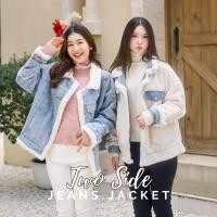 ราคา Coatmatter Twoside Jeans Jacket เสื้อยีนส์บุขนกันหนาว (21076922273)